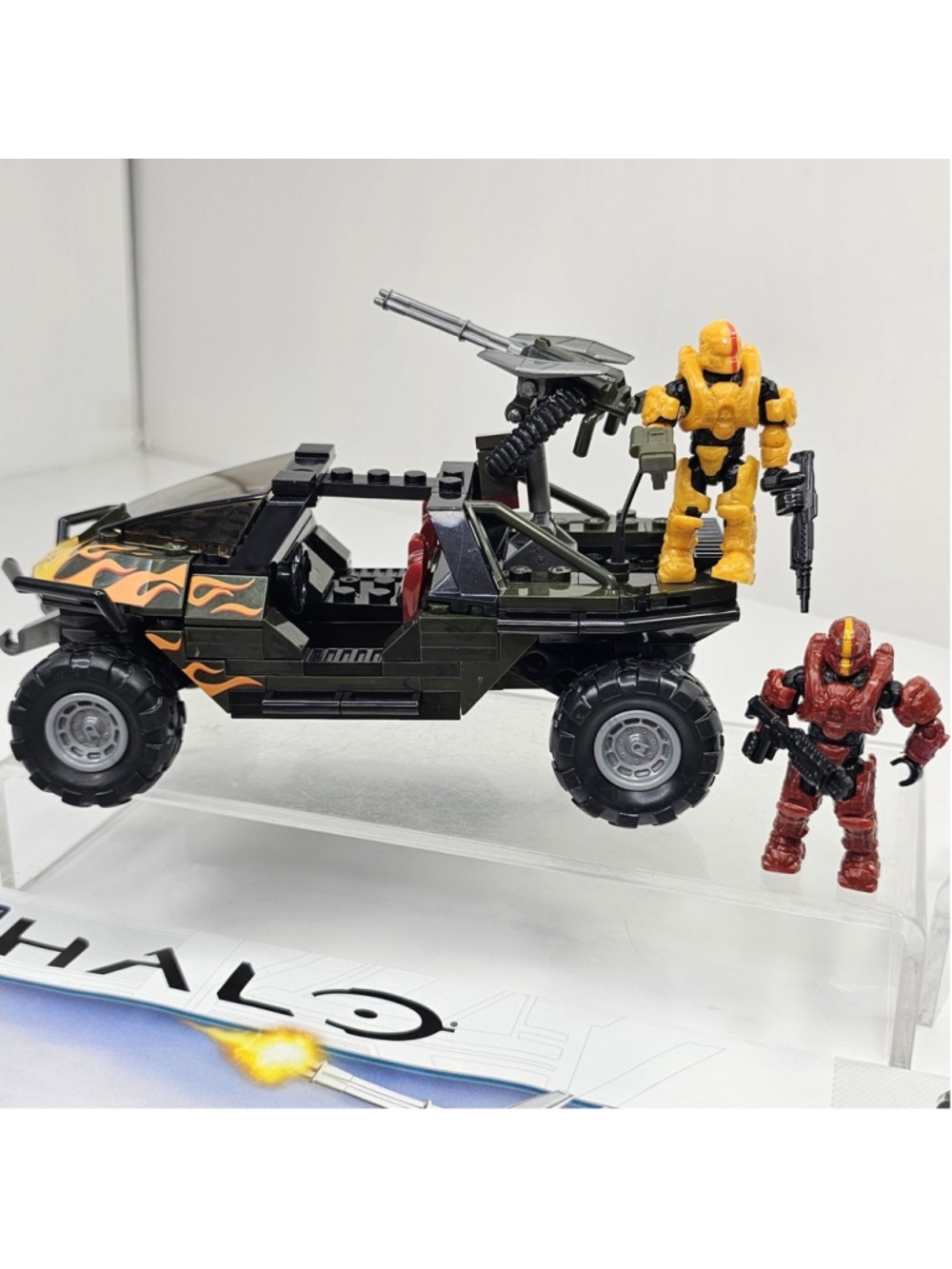 Mega Bloks Halo UNSC Flame Warthog 97449 Building Toy W/ Instructions, No Box